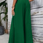 Tied High Waist Wide Leg Pants