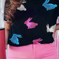 Plus Size Rabbit Round Neck Short Sleeve T-Shirt