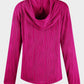 Textured Long Sleeve Hoodie