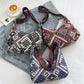 Geometric Adjustable Strap Crossbody Bag