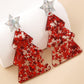Christmas Tree Acrylic Earrings