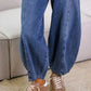 Drawstring Jeans with Pockets