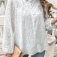Devine Frill Round Neck Long Sleeve Shirt
