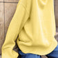 Turtleneck Drop Shoulder Long Sleeve Sweater
