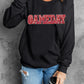 GAME DAY Round Neck Long Sleeve Sweatshirt