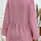 Devine Tied Striped Long Sleeve Blouse
