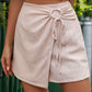 Beautiful Bea Tied Ruched Elastic Waist Shorts
