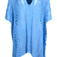 Cutout V-Neck Cover-Up with Tassel