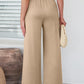 Elastic Waist Wide Leg Pants