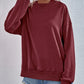 Malibu Dreams Dropped Shoulder Slit Hoodie