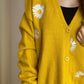 Daisy Button Up V-Neck Cardigan