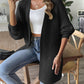 Open Front Long Sleeve Cardigan
