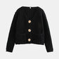 Button Down Long Sleeve Cardigan