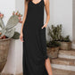 Slit Scoop Neck Sleeveless Maxi Dress