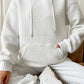 Full Size Dropped Shoulder Pocketed Hoodie