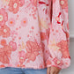 Floral Smocked Tassel Tie Balloon Sleeve Blouse