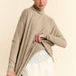 Davi & Dani Turtleneck Long Sleeve Knit Top
