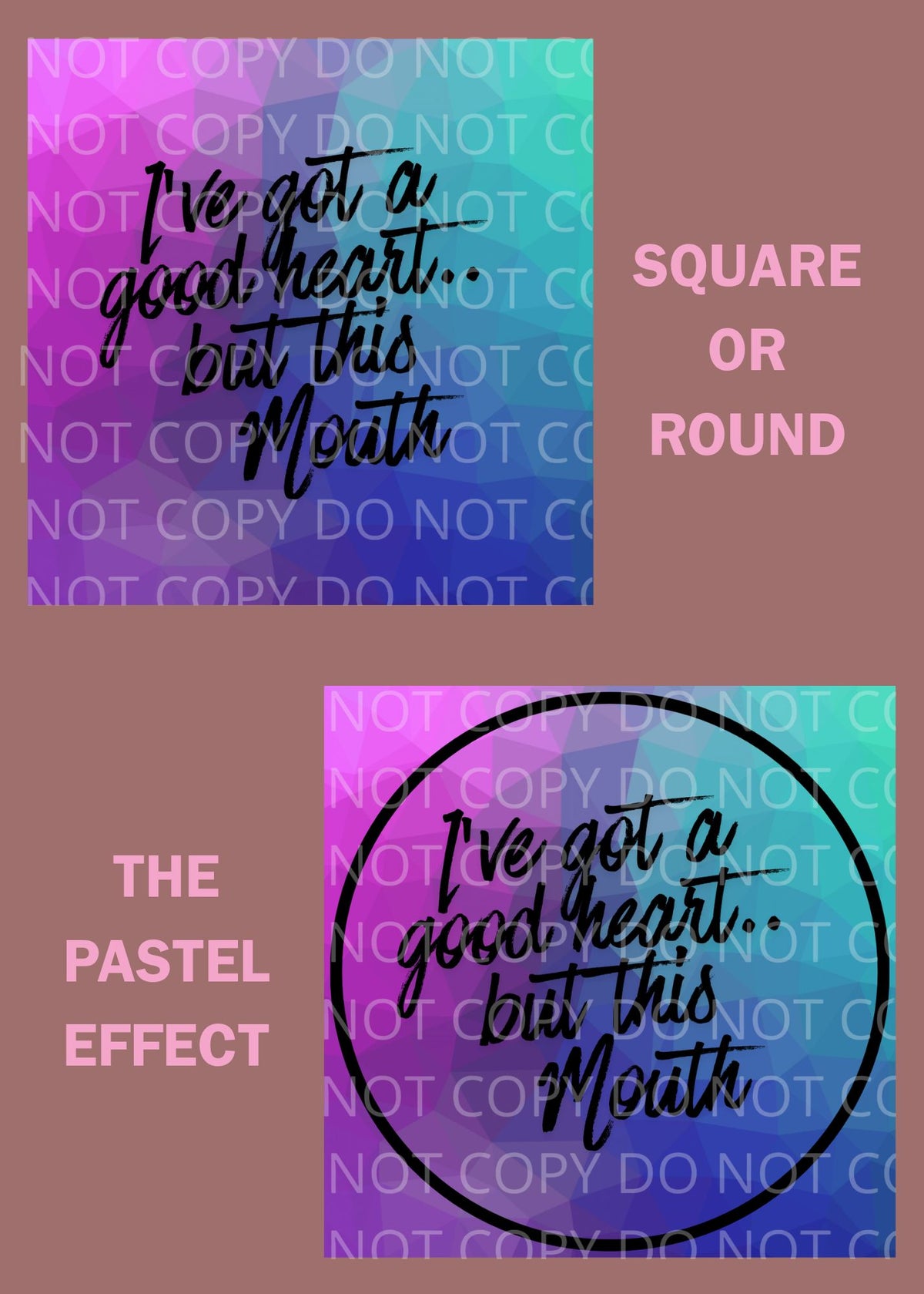 I've Got a Good Heart But This Mouth... Digital Sticker Collection