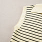 Striped Collared Neck Tank