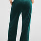 Drawstring Elastic Waist Straight Leg Pants