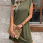 Round Neck Sleeveless Mini Dress