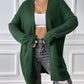 Open Front Long Sleeve Cardigan