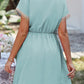 Tassel V-Neck Short Sleeve Dress