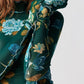 Floral Mock Neck Long Sleeve Top
