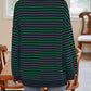 Lovelet Striped Round Neck Long Sleeve Sweatshirt