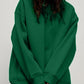 Round Neck Dropped Shoulder Long Sleeve Sweatshirt