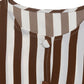 Perfee Striped Round Neck Long Sleeve Blouse