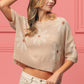 BiBi Floral Pattern Slit Sweater - Brand BiBi