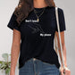 Graphic Round Neck Short Sleeve T-Shirt