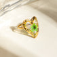 Stainless Steel Eternal Flower Gold Ring