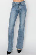 RISEN Full Size Mid Rise Bootcut Jeans *