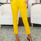 Pocketed High Waist Skinny Pants