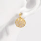 18K Gold-Plated 925 Sterling Silver Star Shape Earrings