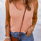 Waffle-Knit Scoop Neck Tank