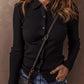 Button Up Collared Neck Cardigan