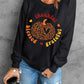 Pumpkin Graphic Long Sleeve Sweatshirt