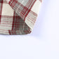 Plaid Patchwork Collared Neck Shacket