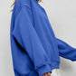 Round Neck Dropped Shoulder Long Sleeve Sweatshirt