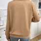 Half Zip Kangaroo Pocket Long Sleeve Sweatshirt