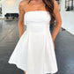 Devine Bow Back Tube Mini Dress