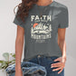 Full Size Graphic Round Neck Short Sleeve T-Shirt