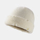 Distressed Cuffed Knit Hat