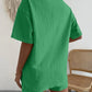 Button Up Short Sleeve Shirt and Shorts Set