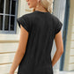 Round Neck Cap Sleeve T-Shirt