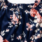 Printed Off-Shoulder Flounce Sleeve Blouse