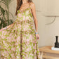 ADORA Ruffled Tiered Scoop Neck Cami Dress